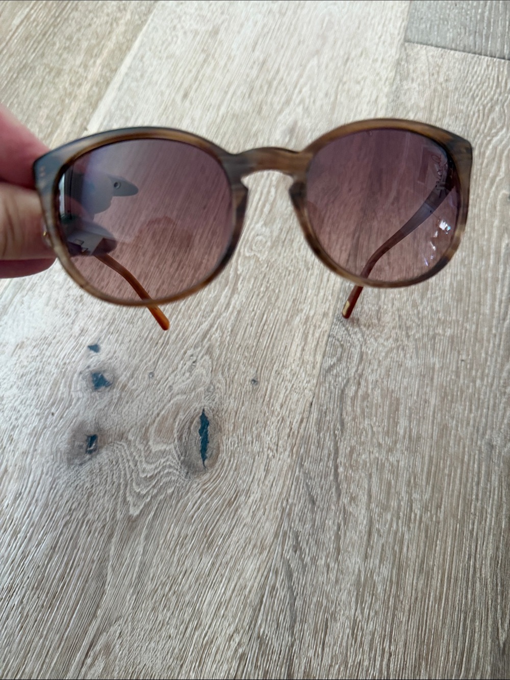 Ted Baker Brown Round Sunglasses